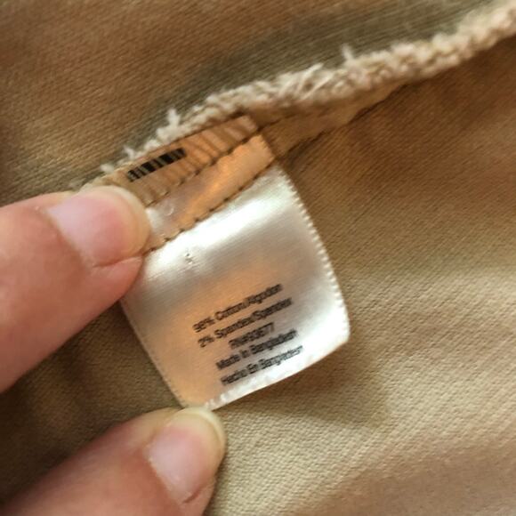 Vintage Y2K Tan Corduroy Blazer Jacket 98% Cotton Soft Tailored Fit 2000s - Picture 7 of 10